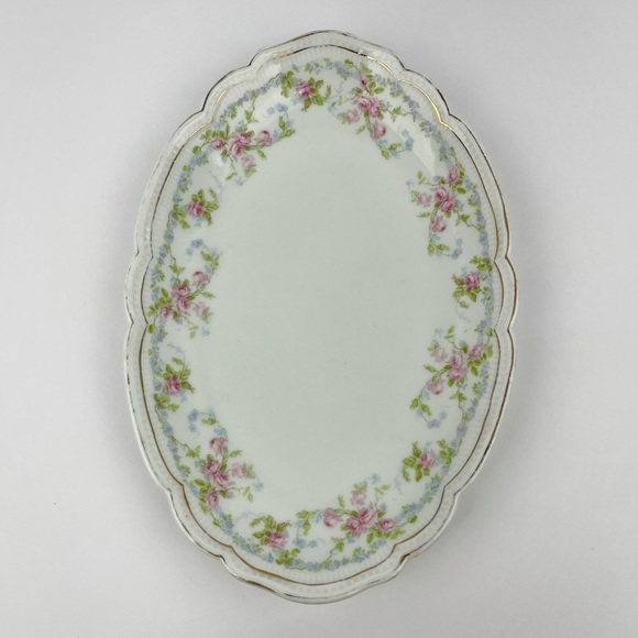 Antique Victoria Austria Porcelain Serving Platter - Picture 2 of 6